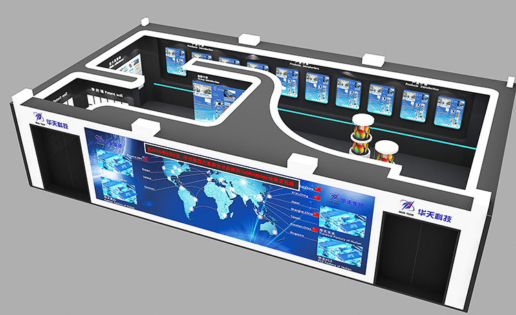 華天科技展廳設計案例5